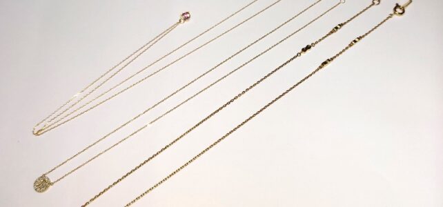 ネックレス 切れ,絡まり修理