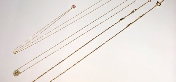 ネックレス 切れ,絡まり修理