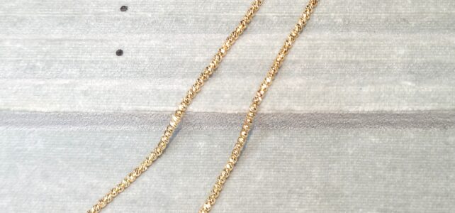 K18 ネックレス　修理